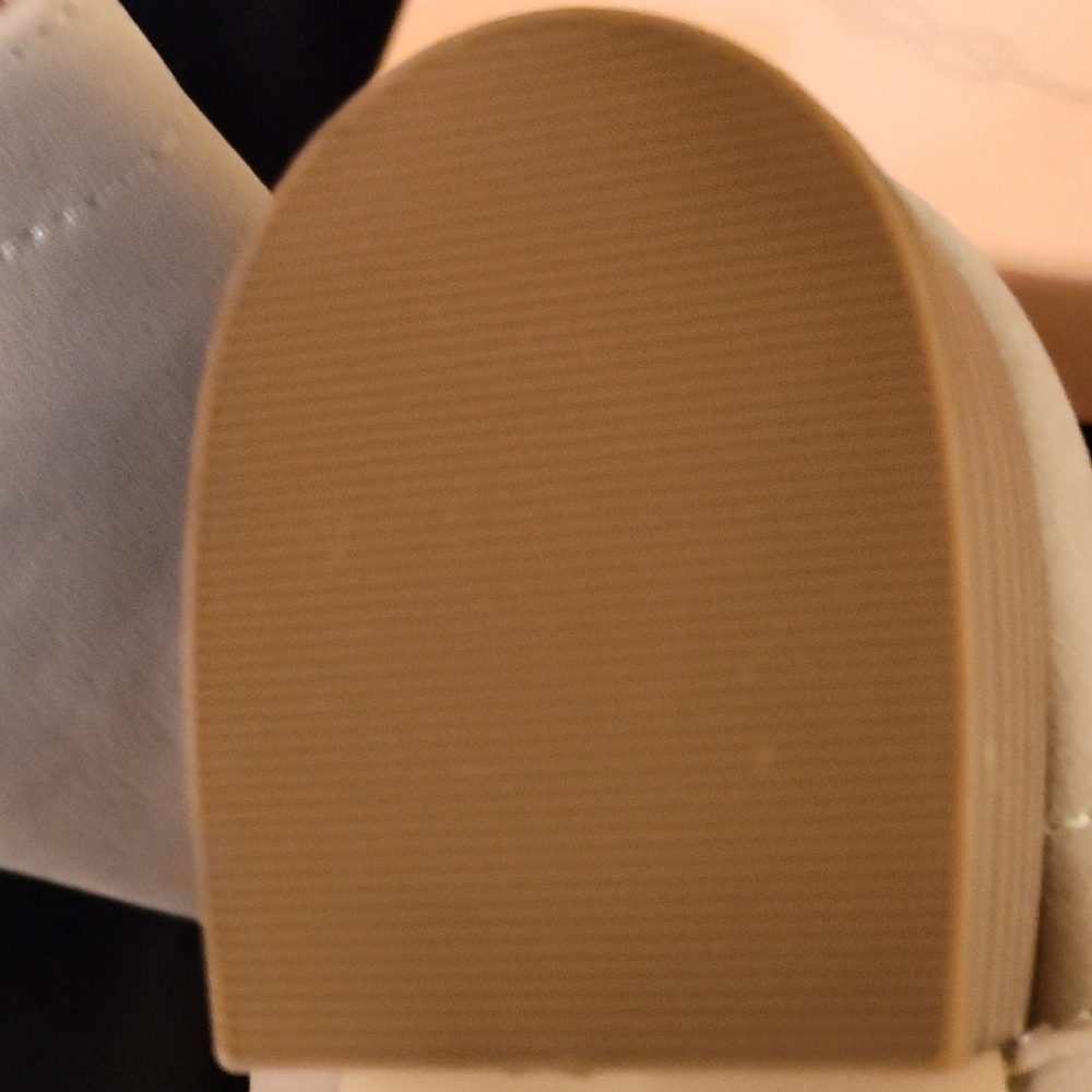 Elegant Cream Ankle Boots - Picture 3 of 4